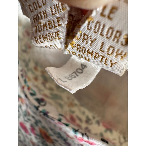 Vintage Victoria's Secret Gold Label Floral Cotton Nightshirt Multicolor – L - Picture 4 of 6